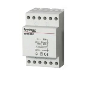 Trasformatore 12/24V 40VA 3 Moduli DIN